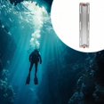 thumbnail image 1 of Marco de buceo de buceo con engranaje de tornillo, sencillo de aluminio liviano para adaptador de tanque para buceo de buceo, deportes de agua plateado, 1 of 8