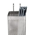 thumbnail image 3 of Stainless Steel Chopsticks Holder Hanging Cutlery Drying Basket Tableware Drainer with Hooks Kitchen Utensil(B), 3 of 5