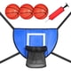 thumbnail image 3 of Mini aro de baloncesto para , tablero trasero ligero con baloncesto y bomba, accesorios de resistentes para , adultos, y, 3 of 9