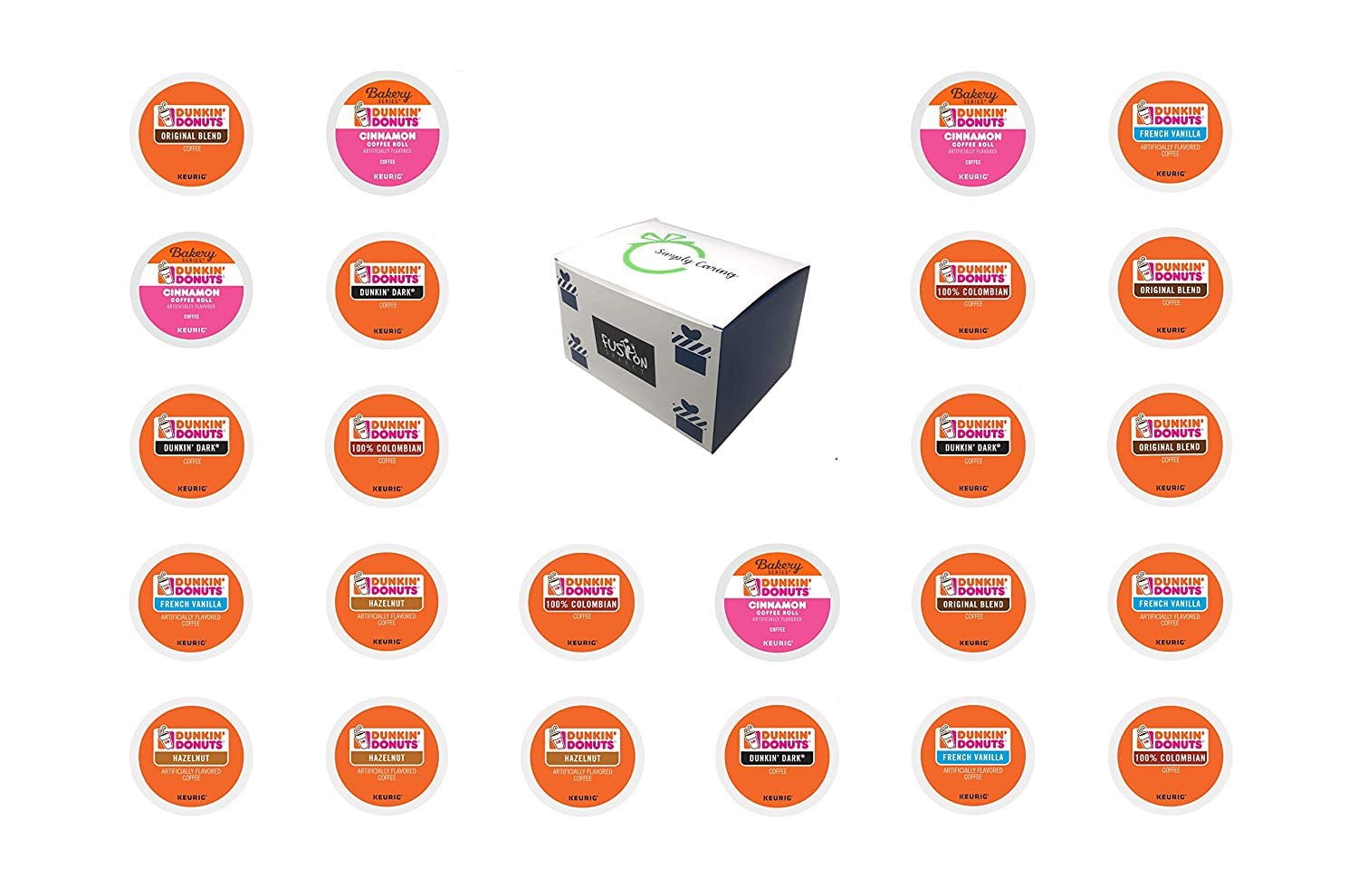 24 Counts - Variety pack of Dunkin Donuts Coffee K Cups ...