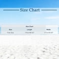 thumbnail image 4 of Frostluinai Women Beach Sarong Bathing Suit Wrap Skirt Sheer Bikini Swimsuit Cover Ups for Swimwear Chiffon Floral Print Coverups Wrap Skirts or Dresses, 4 of 8