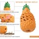 thumbnail image 5 of Juguetes masticables para perros para masticadores agresivos, juguete masticable de piña para perros, juguetes interactivos indestructibles para masticar para grandes (amarillo verde, 6,7 Ln mediano) Feliz Sencillez, 5 of 5