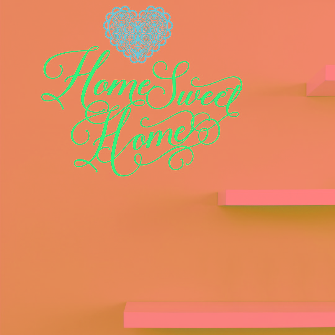 Vinyl Wall Decal Sticker Home Sweet Home Home Decor Picture Art 10 x