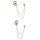 thumbnail image 1 of 2 piezas Trajes para hombre Broche Pin Collar Pin Broche Insignia Cadena Jinwen Broche de trajes, 1 of 5