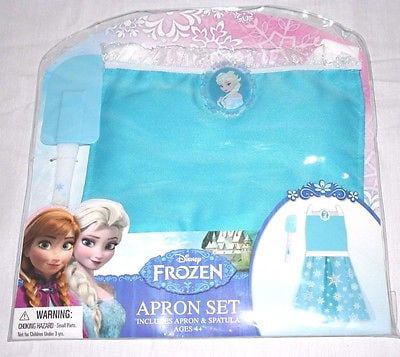 Disney Frozen 2 Little cake  baker Apron Set 3-8 Years bnwt kitchen homeschool 