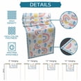thumbnail image 6 of Rainbow Sunshine Table Runner 72 Inches, Rainy Cute Blue Border Bed Runner Dresser Scarves Tabletop for Indoor Outdoor Parties/Ceremony/Banquet, 16" x 72", 6 of 9
