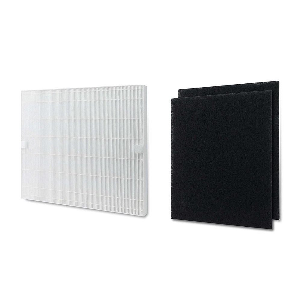 Replacement HEPA Filter and 2 Sheet Activated Carbon Pre Filter For