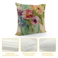 thumbnail image 4 of JEUXUS ,Vintage Flowers Bloom Plants Decor Throw Pillow Covers Oil Painting European Floriculture Poppies Hyacinth Hydrangea Bottle  Pillowcase Home Sofa Cushion Cover, 4 of 5