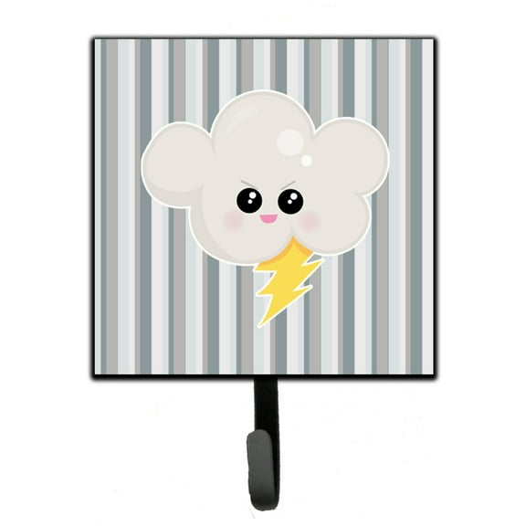 Weather Thuderstorm Face Leash or Key Holder