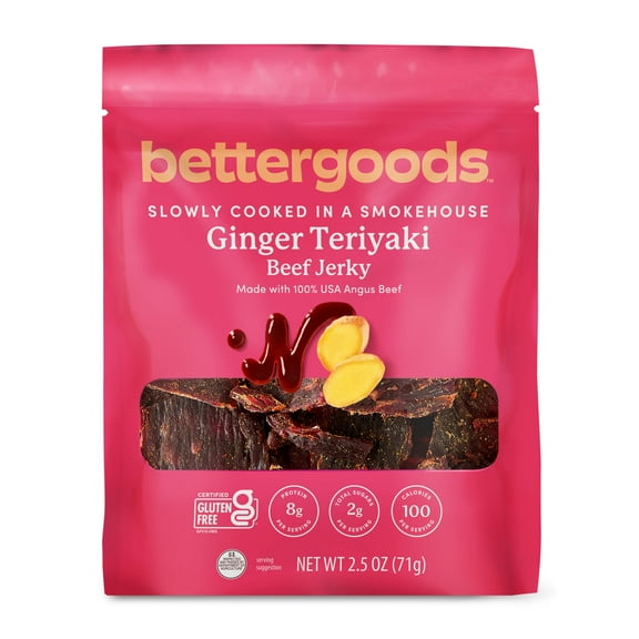 bettergoods Ginger Teriyaki Beef Jerky, 2.5 oz
