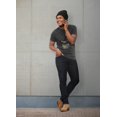 thumbnail image 3 of Halloween Funny Cat Witch Mens T Shirt, 3 of 5