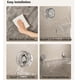 thumbnail image 5 of Soporte de almacenamiento con ventosa ondulada Light Lu Xury Style Glacier Pattern Suction Cup Shelf No Drill Bathroom Suction Storage Bo X Suction Cup Storage Rack Without Punching Holes, 5 of 5