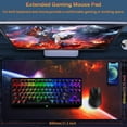 thumbnail image 2 of Gaming Mouse Pad, Large Extended Mouse Pad 31.5x15.7inch Big Computer Mousepad for Home Office Gaming Work, 2 of 6