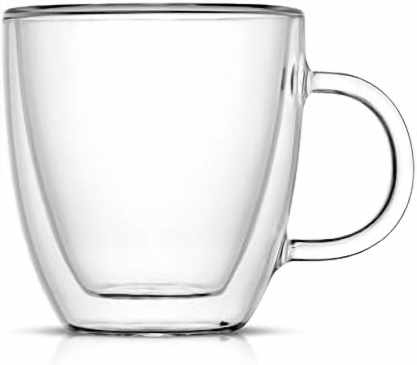 Double Wall Insulated Glasses Espresso Mugs (Set of 2) - 5.4-Ounces