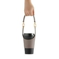 thumbnail image 2 of Universal Cup Holder Sling, PU Leather Drink Carrier with Adjustable Strap for Coffee Cups, Water Bottles, Travel, Camping & Shopping, 2 of 9