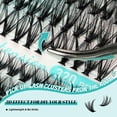 thumbnail image 4 of Kit de racimos de pestañas AMZGIRL LASH, 320 unidades, con adhesivo, removedor y aplicador, 4 of 6