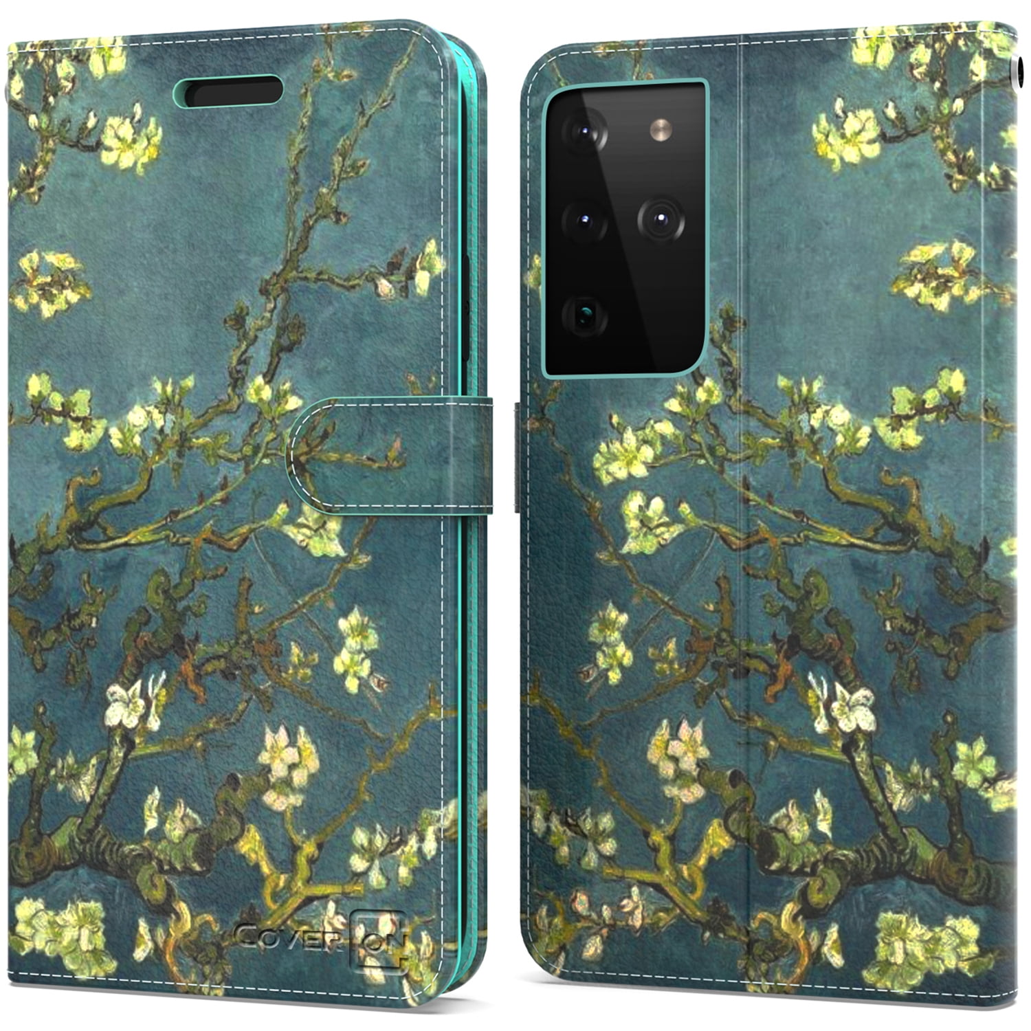 Coveron For Samsung Galaxy S21 Ultra 5g Wallet Case Rfid Blocking Vegan Leather 6x Card Slot Holder Cover Flip Folio Phone Pouch Almond Blossom Art Walmart Com Coveron For Samsung Galaxy S21 Ultra 5g Wallet Case Rfid Blocking Vegan Leather 6x Card Slot Holder Cover Flip Folio Phone Pouch Almond Blossom Art Walmart Com