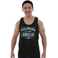thumbnail image 3 of Courage From Above Religious Jesus Tank Top T Shirts Men Women Brisco Brands S, 3 of 6