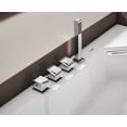 thumbnail image 4 of EAGO AM156ETL 5 ft Clear Corner Acrylic Whirlpool Bathtub for Two, 4 of 12