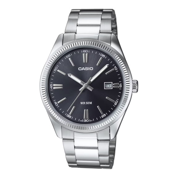 Men's MTP1302D-1A1V Silver Stainless-Steel Quartz Fashion Watch