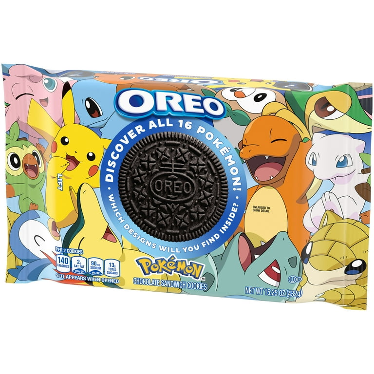 Oreo Pokémon Themed Chocolate Sandwich Cookies, Limited Edition