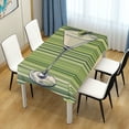 thumbnail image 4 of Yayeee Tablecloths 60" x 60" Rectangle Wrinkle Resistant Party Table Cover, Green Martini Glass, 4 of 8