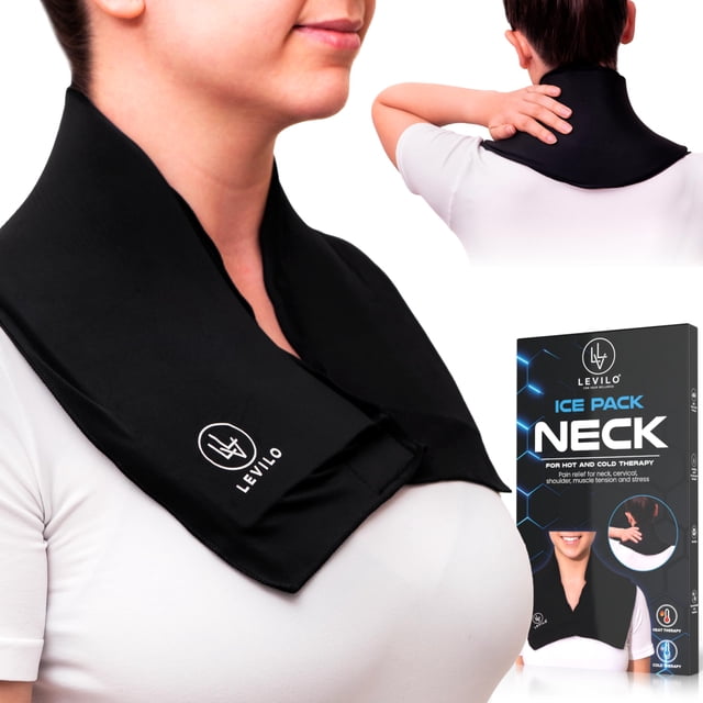 Paquete de hielo LEVILO para cuello y hombros, terapia de frío o calor