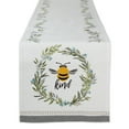 thumbnail image 2 of Bee Kind Reversible Embellished Table Runner 14x108", 2 of 3