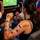 thumbnail image 3 of Disposable Football Match Flag Temporary Tattoos, 3 of 5
