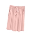 thumbnail image 3 of Bovxnpu Womens Pajama Shorts Sleep Lounge Bottoms Elastic Waist Cotton Shorts Loose Soft Comfortable Sleepwear, 3 of 6