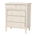 thumbnail image 2 of Baxton Studio Braith Farmhouse Chest, 5-Drawer, Ivory, 2 of 10