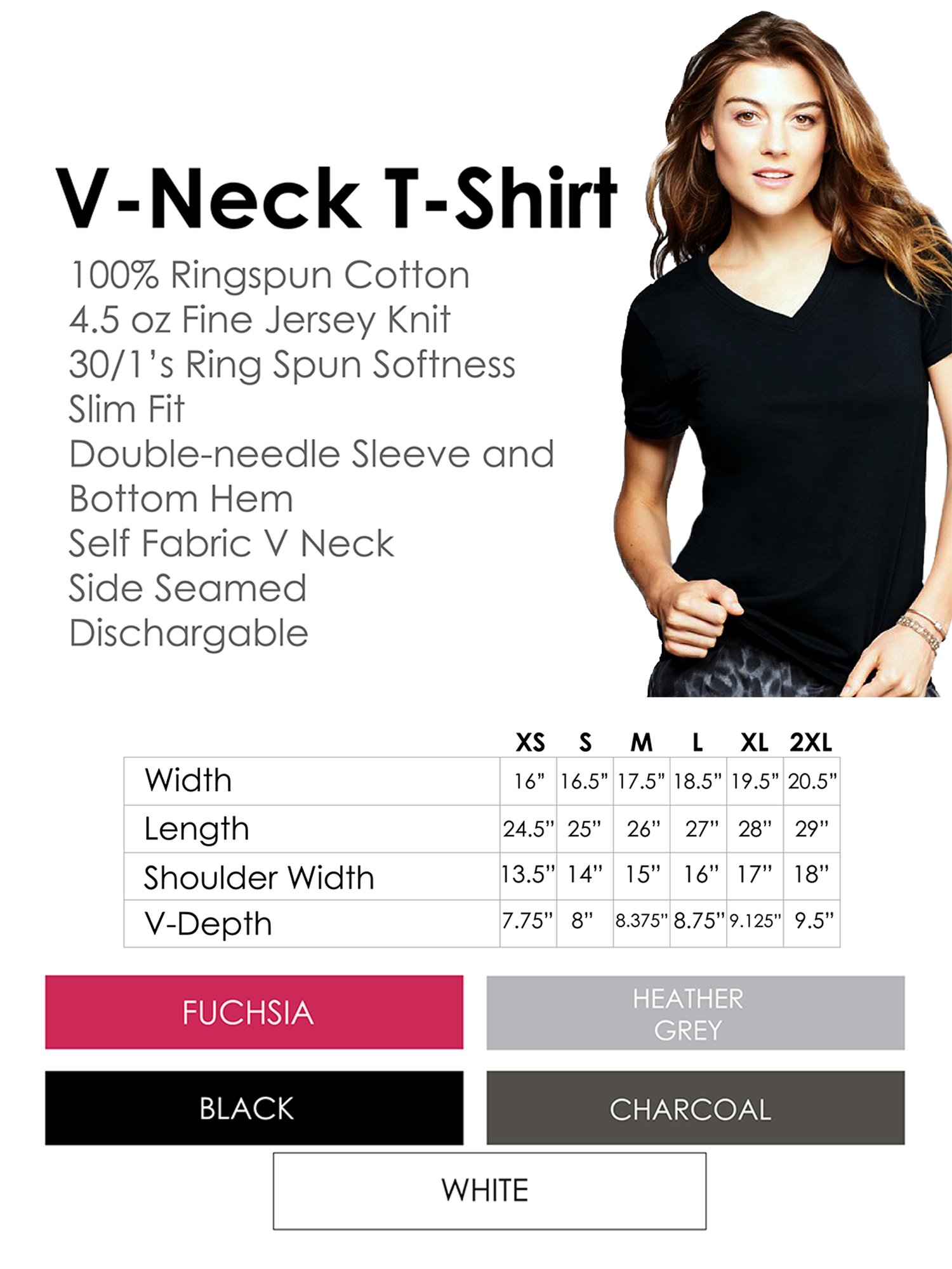 Gildan Women’s Short Tee - Heavy Cotton Women’s V-Neck T-Shirt 5V00L ...