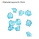 thumbnail image 2 of Uxcell 300 Pack Rocas Brillantes 8-10mm Piedras Brillantes Decoración en la Oscuridad Piedras Luminiscentes Decorativas DIY Decorativas Azul Cielo, 2 of 7