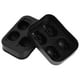 thumbnail image 4 of 2 moldes de silicona para cubitos de hielo con forma de calavera de 4 rejillas para uso en bares y casas., 4 of 14