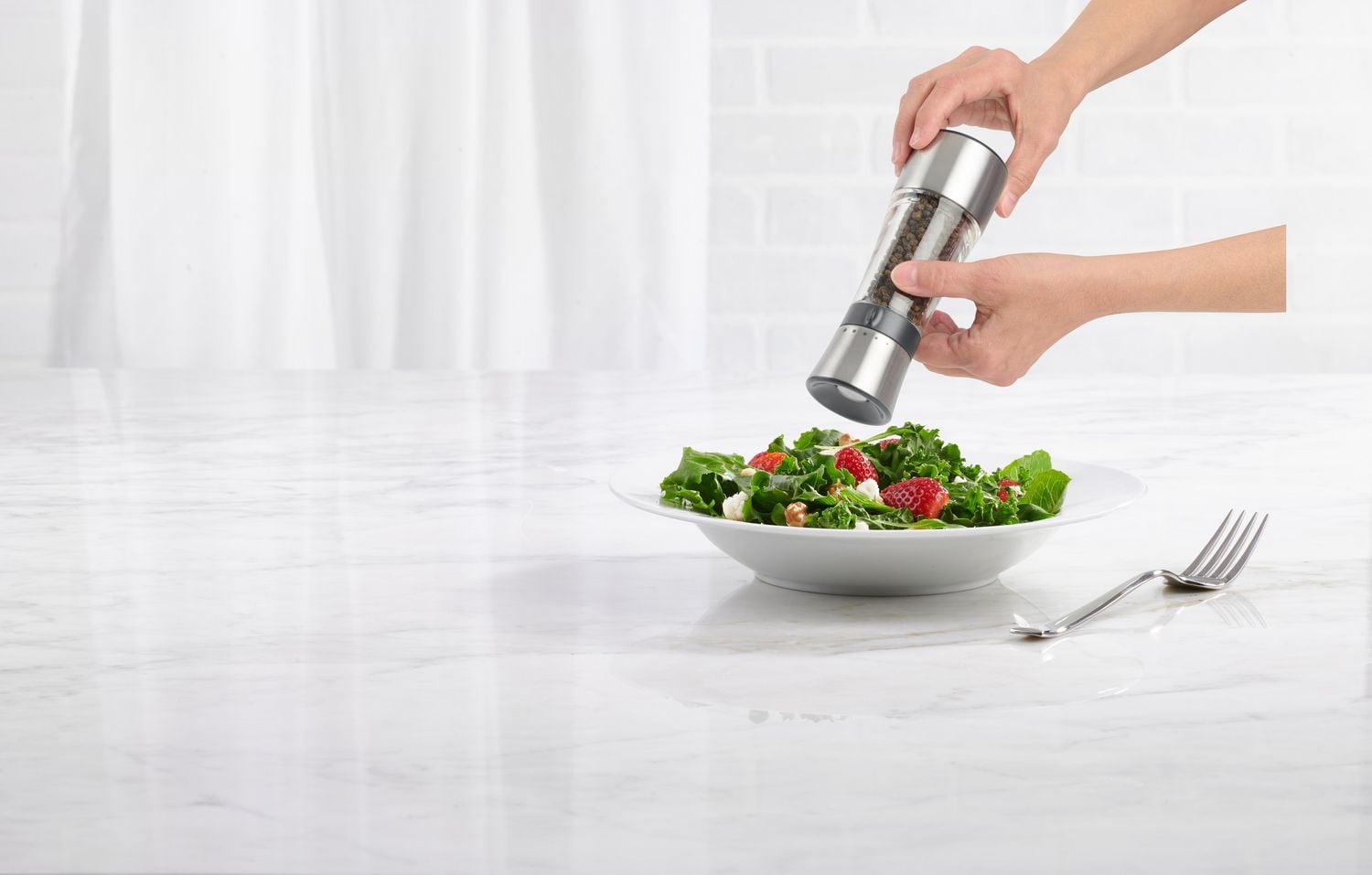 Trudeau 7" Adjustable Pepper Mill, Adjustable pepper mill