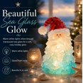 thumbnail image 2 of Beginner-Friendly DIY Lighted Sea Glass Santa Christmas Decor Kit,Complete Kit with Sea Glass Pieces,Warm Fairy Lights & Step-by-Step Guide Included,Coastal Holiday Craft(A4), 2 of 5