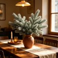 thumbnail image 5 of Artificial Plastic Pine Needle Branch, No-Watering Fake Pine Sprig Stem, Pre-Trimming Faux Pine Greenery Pick for Christmas Wreath Vase Arrangement Winter Holiday DIY Home Decoration, 5 of 5