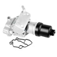 thumbnail image 1 of Alu for Mini um Engine Oil Cooler Filter Housing Kit Compatible with for Audi for A4 2005-2008, 1 of 4