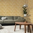 thumbnail image 6 of Tempaper x Novogratz Feather Palm Yellow Peel and Stick Wallpaper Yellow, 20.5" x 16.5', 6 of 9