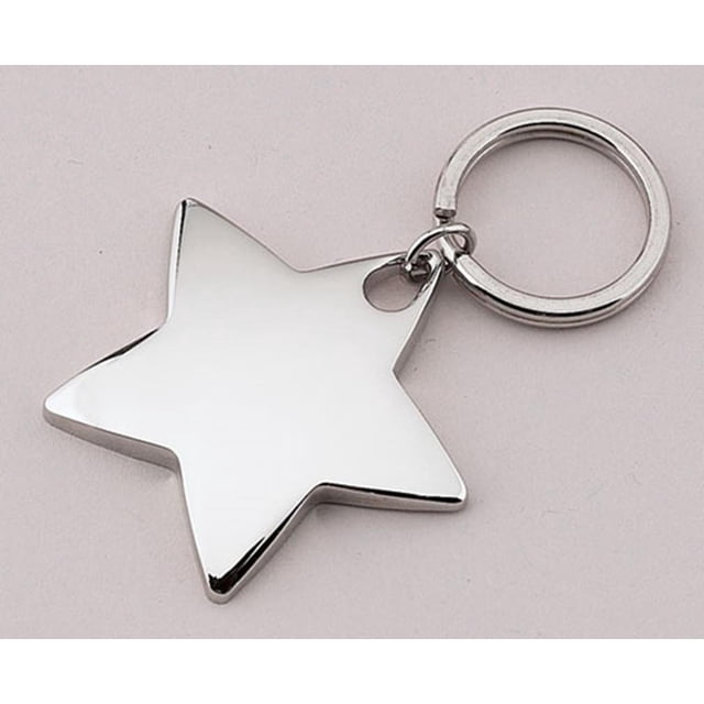 Llavero Estrella Plateada Creativo 5 cm