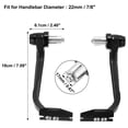 thumbnail image 3 of 1 Par Motocicleta Freno Palanca Protector Protector Empuñadura 7/8" 22mm Negro, 3 of 7