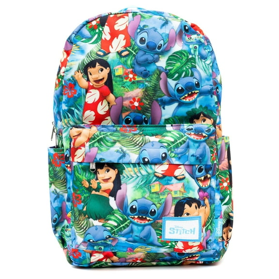 Disney Lilo and Stitch 17" Full-Size Nylon Backpack