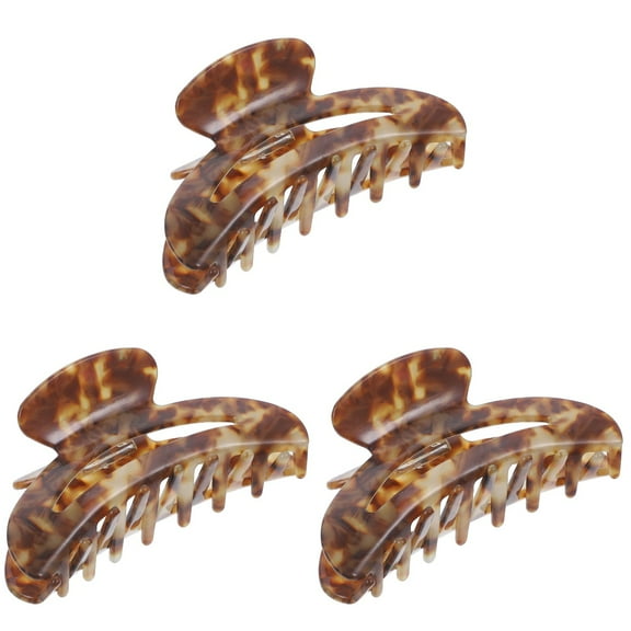 3 Pieces Extra Large Hair Clips for Thick Jumbo Claw Peony Lid Photo Baby