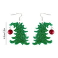 thumbnail image 3 of Bpyeka Christmas Tree Acrylic Stitching Earrings Christmas Holiday OrnamentsChristmas GiftsChristmas Decor, 3 of 6