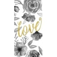 thumbnail image 2 of Medley, Elizabeth 11x18 Gold Ornate Wood Framed with Double Matting Museum Art Print Titled - Love Floral, 2 of 4