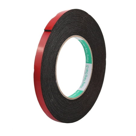 10mmx2mm Double Sided Sponge Tape Adhesive Sticker Foam Glue Strip Sealing 5M