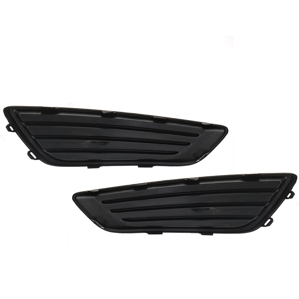 For Ford Focus 2015 2016 2017 2018 Pair Front Bumper Fog Light Lamps Cover Covers Bezel Trim