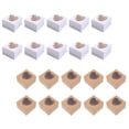 thumbnail image 1 of 20 cajas para panadería, embalaje de alimentos, para pasteles, mini muffins, galletas, con ventana, embalaje en forma de corazón., 1 of 6