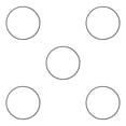 thumbnail image 1 of Yuarrent Bar Chair Chassis Base Non Slip Noise Reduce Ring  Anti Skid Rubber Disc Type2 NO2, 1 of 1