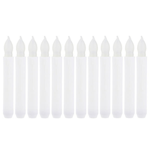 NIAIZEK Flameless Flickering LED Candles 12 Pcs Decorative Battery Operated Lights for Home and Events